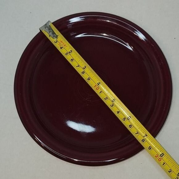 Fiestaware Fiesta CERAMIC Salad Plate Dish Claret 7.25" - Picture 4 of 8